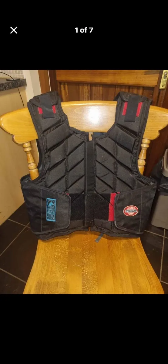 Horse riding body protector and helmet - Image 1