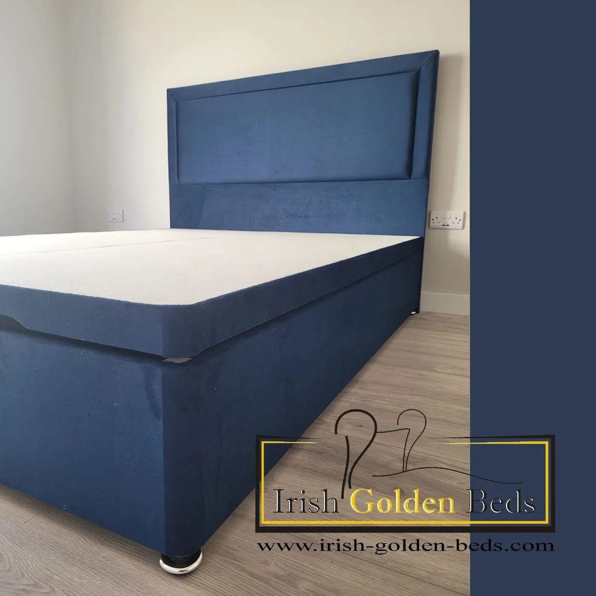 bed frame and headboard, free delivery - Image 1