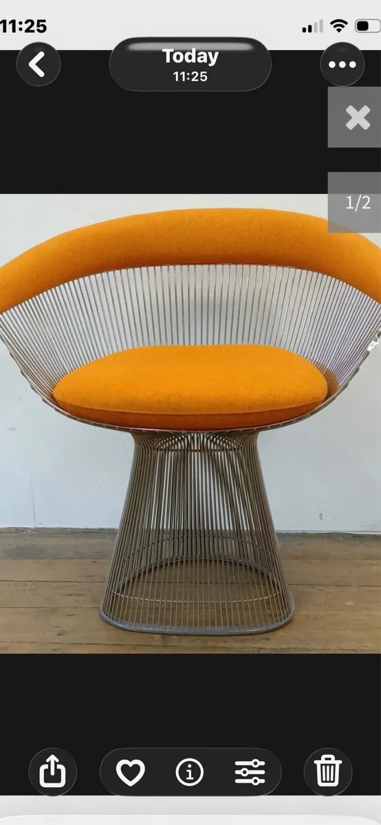 Mid century Knoll chair - Image 1