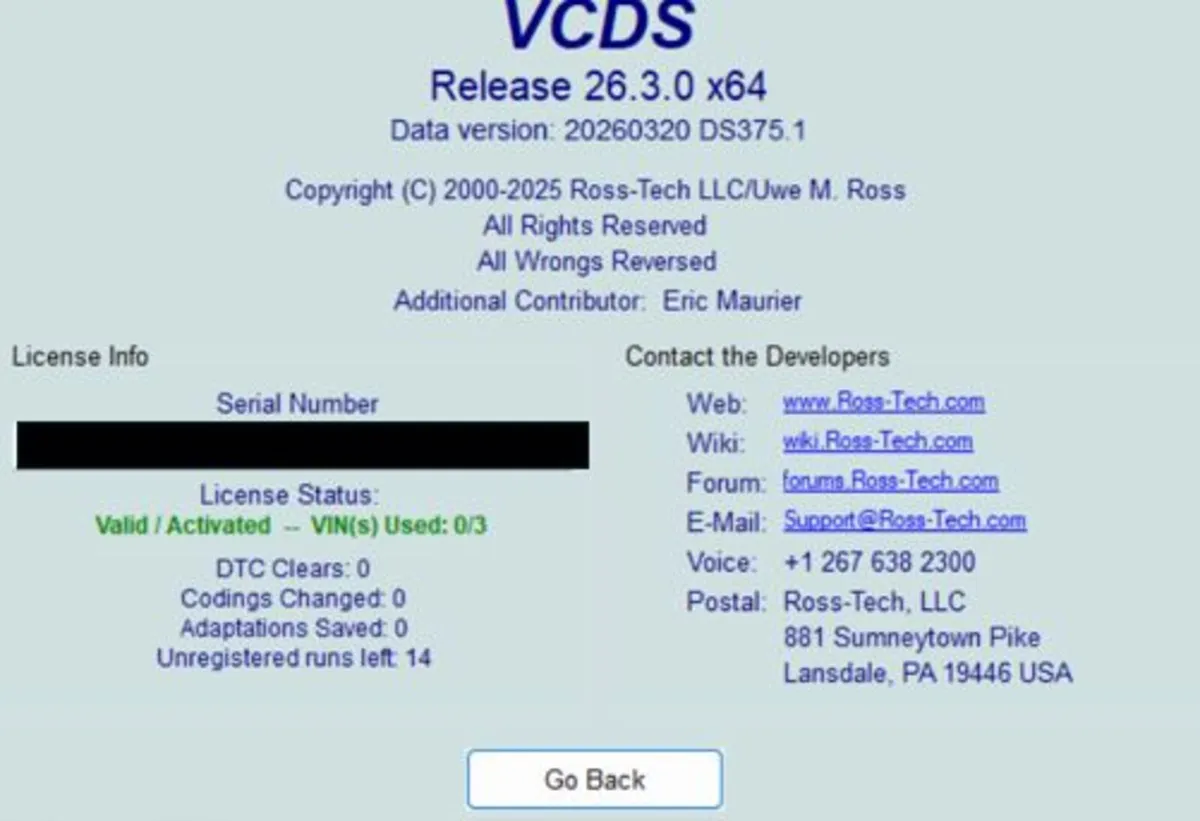 VCDS VAG Com V2 -  3 Chassis Number - Image 3