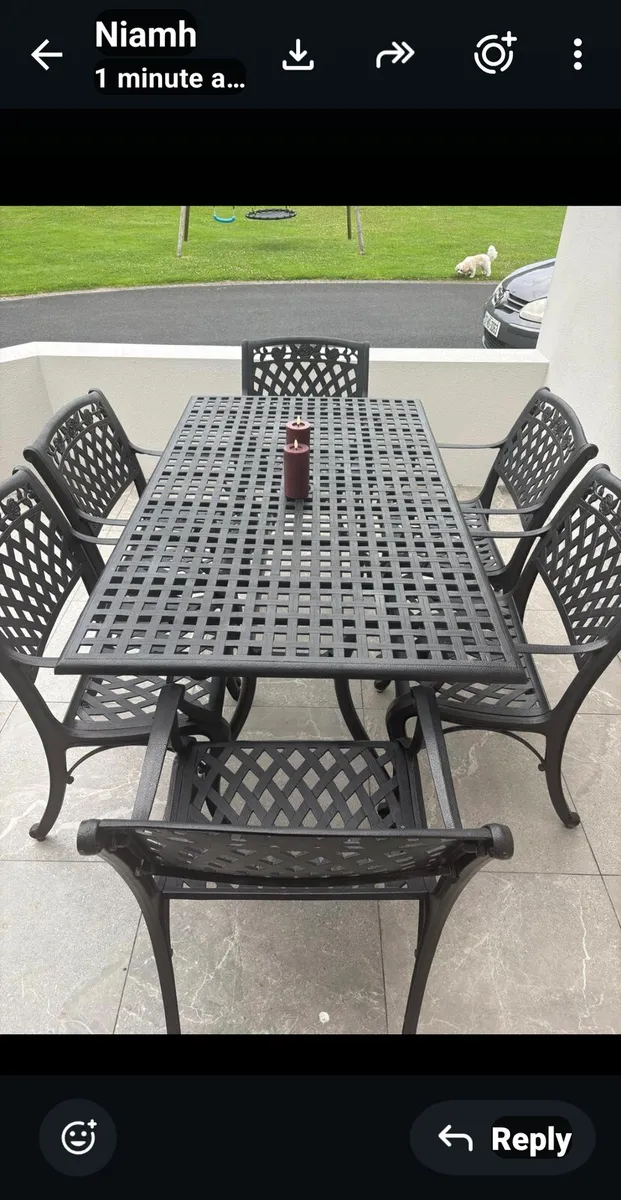 patio table and chairs - Image 1