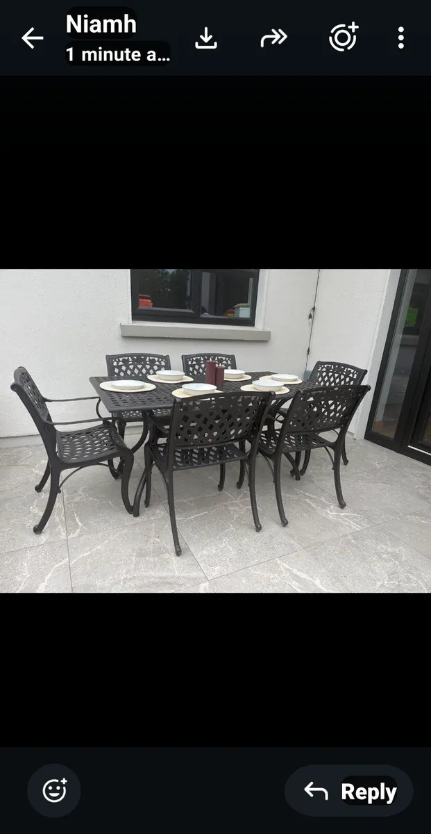 patio table and chairs - Image 3