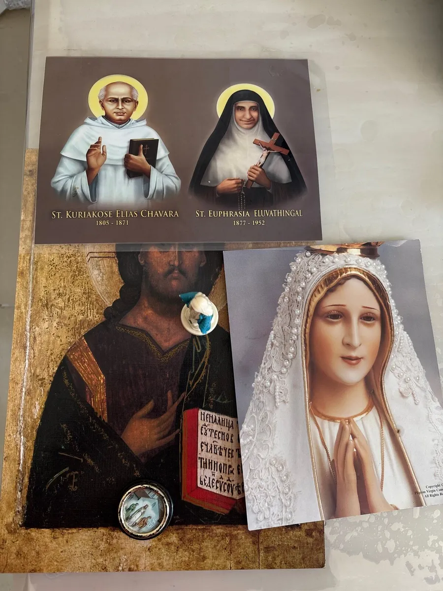 Christian Pictures and Statue