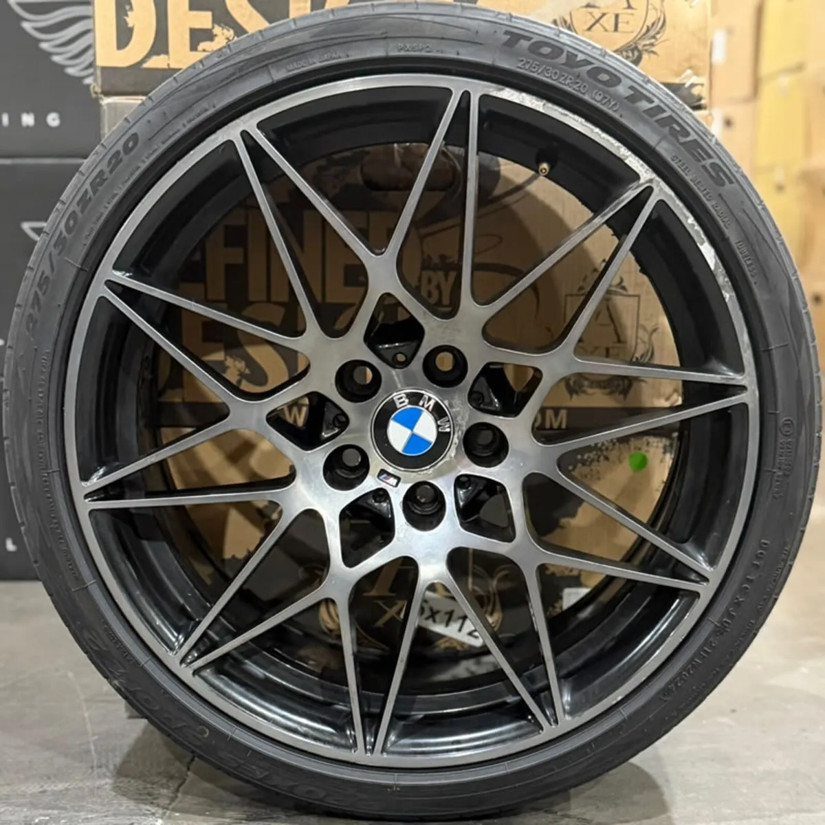 20'' GENUINE BMW 666M M3 M4 ALLOY WHEELS & TYRES - Image 2