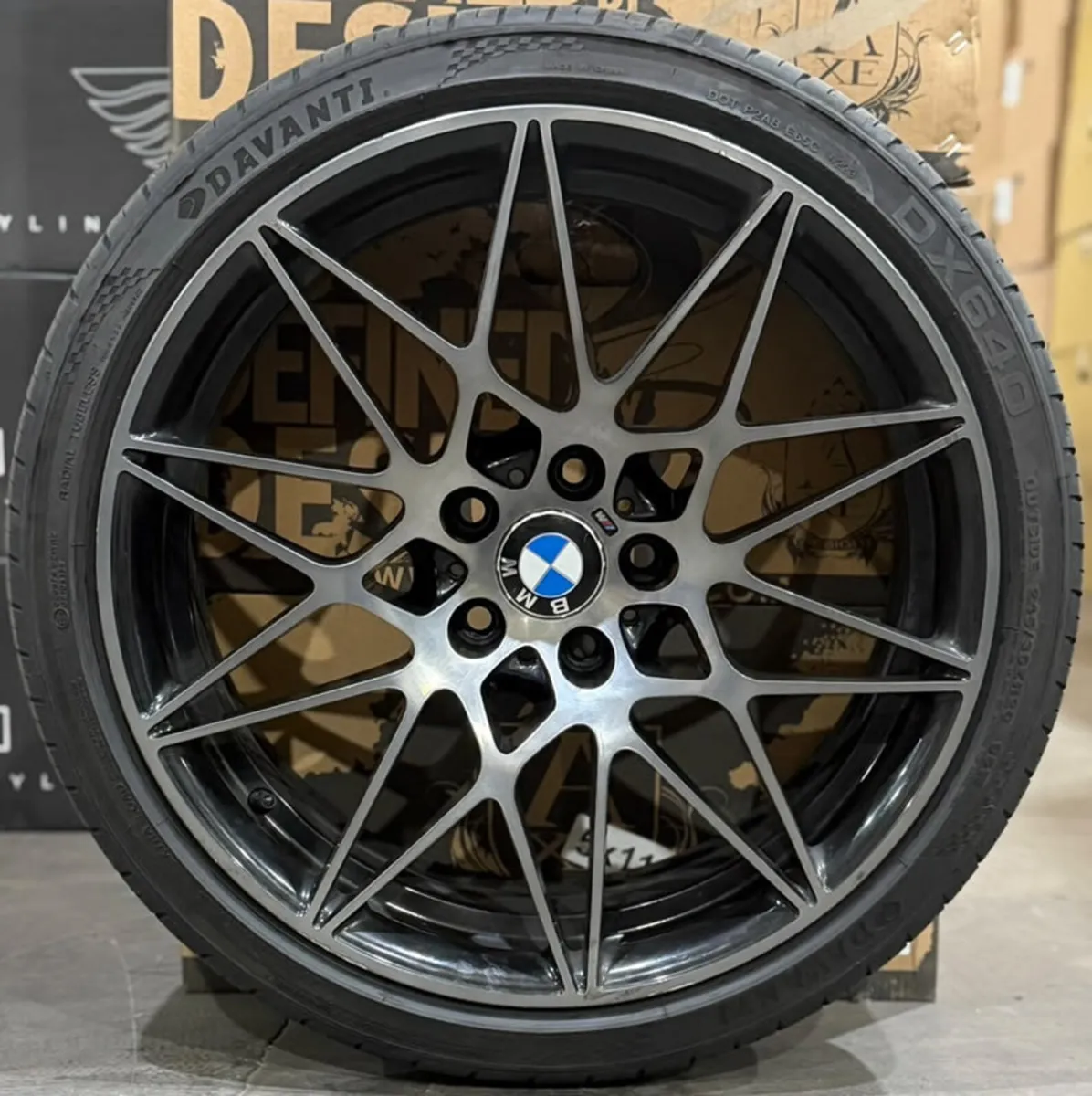 20'' GENUINE BMW 666M M3 M4 ALLOY WHEELS & TYRES - Image 4