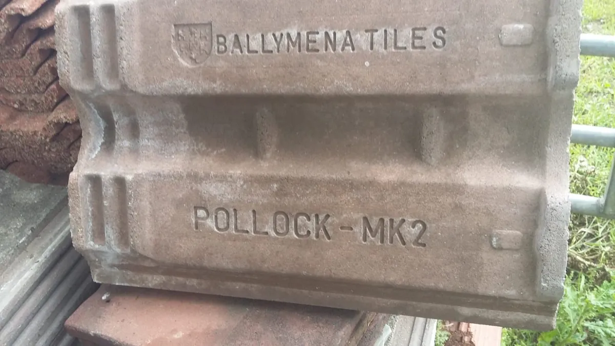 Bangor slates chimney pots floor ridge roof tiles - Image 3