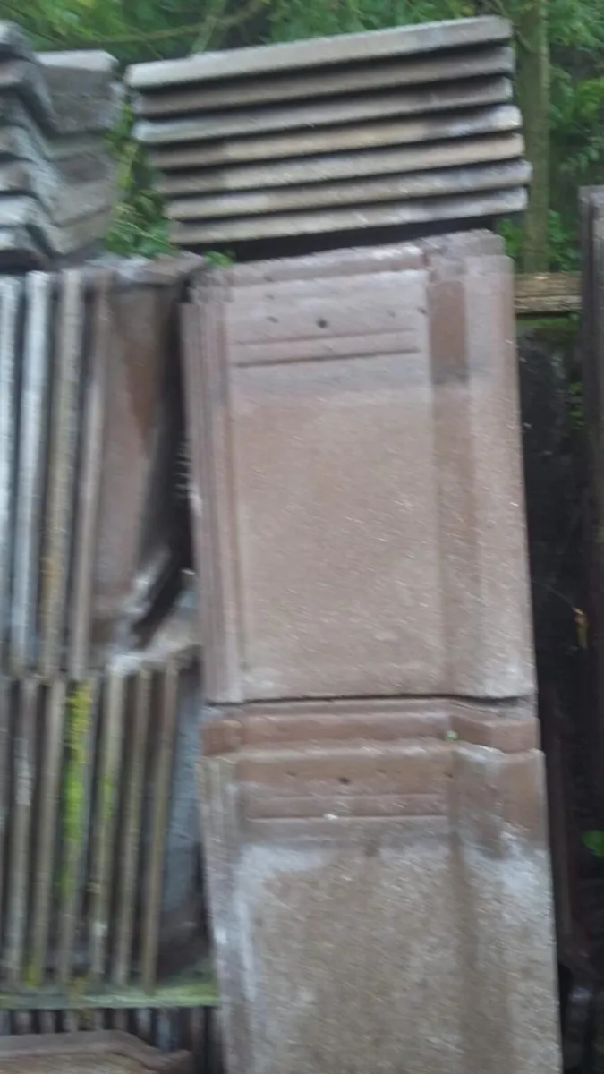 Bangor slates chimney pots floor ridge roof tiles - Image 4