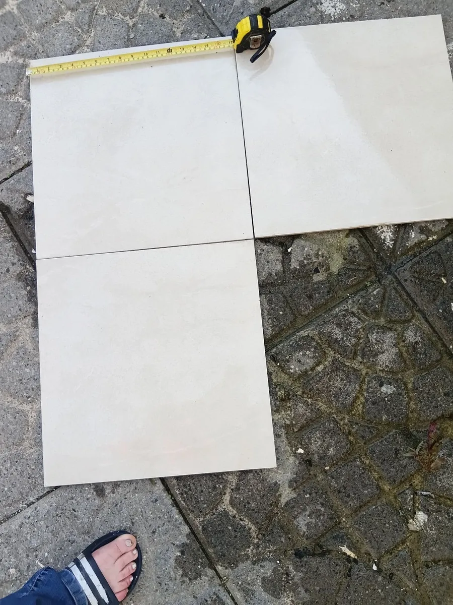 STUNNING MARBEL CERAMIC EFFECT FLOOR CREAM/PEARL T - Image 3