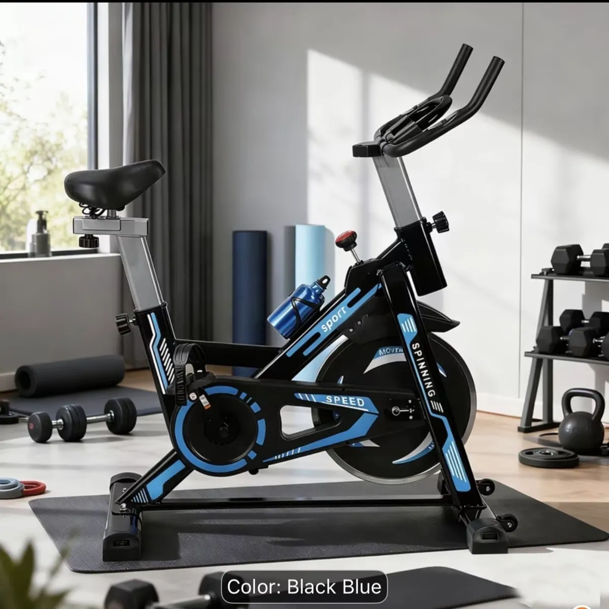 Indoor exercise cycle bike
