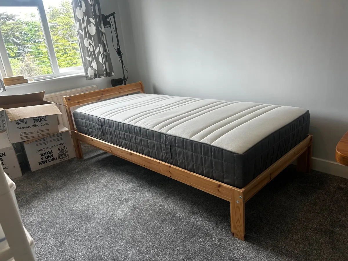 IKEA Bed and Mattress - Image 1