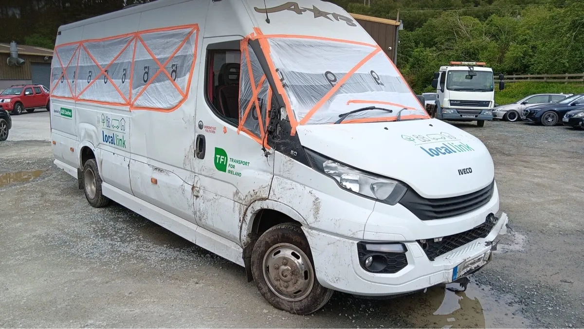 2019 Isuzu Daily 19 Seater driving - Image 2
