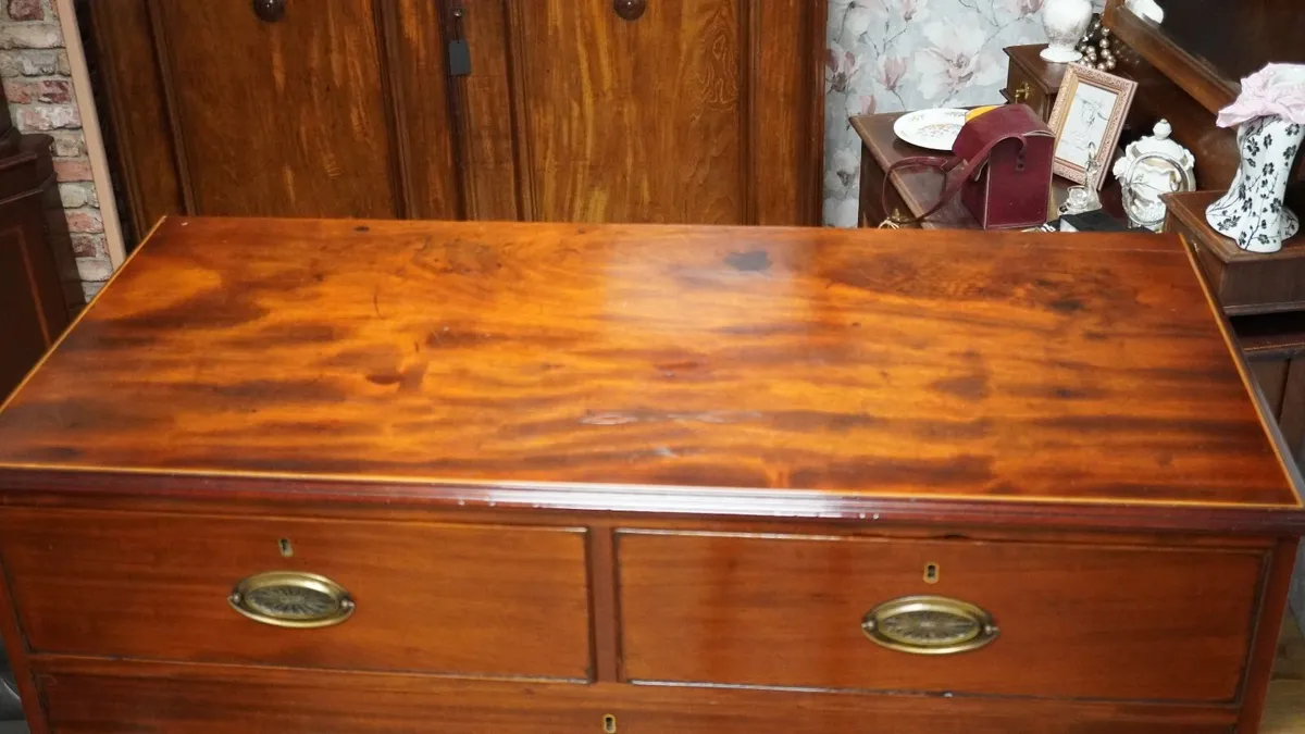 Large Victorian Mahogany Chest of Drawers - Image 3