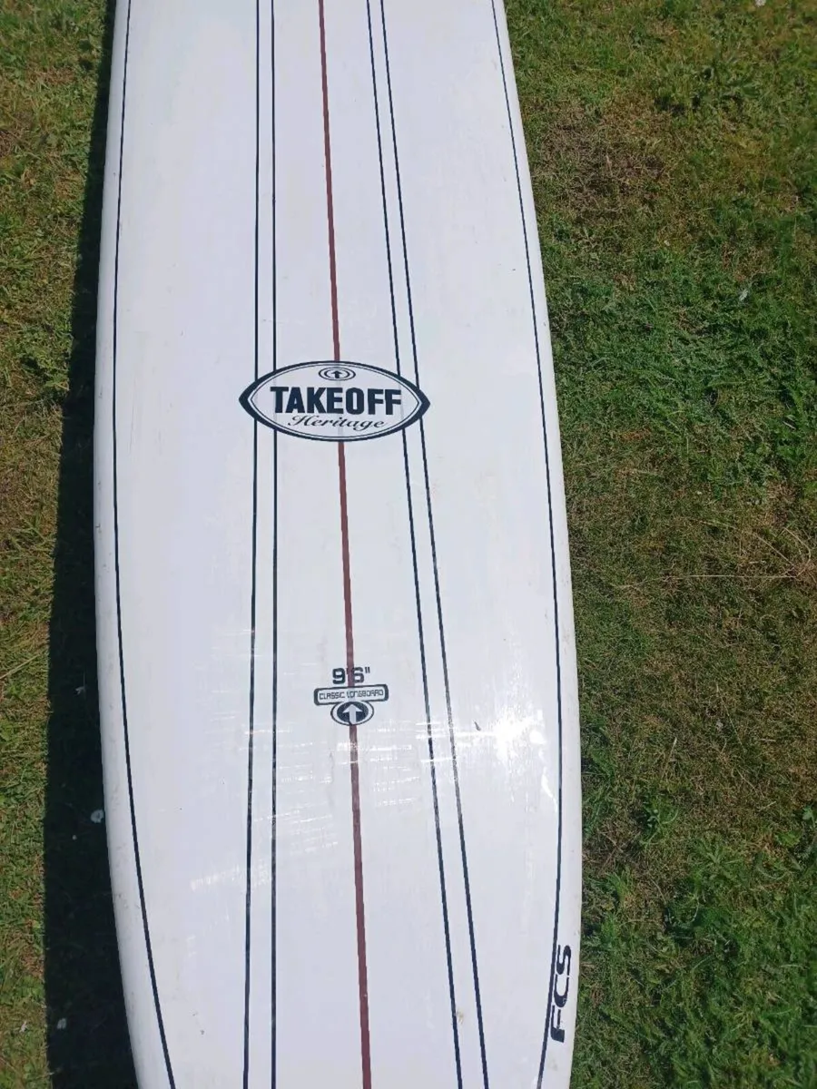 Longboard 9ft6 Takeoff surfboard - Image 3