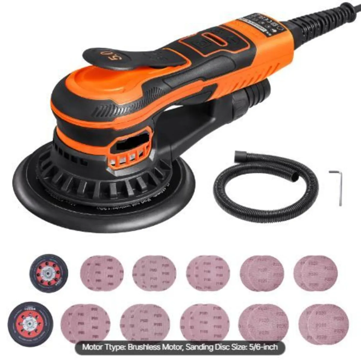 Random Orbital Sander 5 & 6-Inch, 350W - Image 4