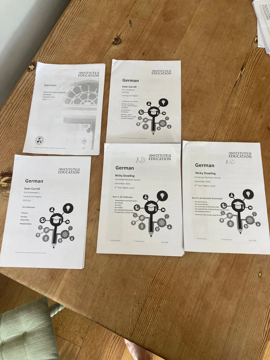 H1 institute of education German notes - Image 1
