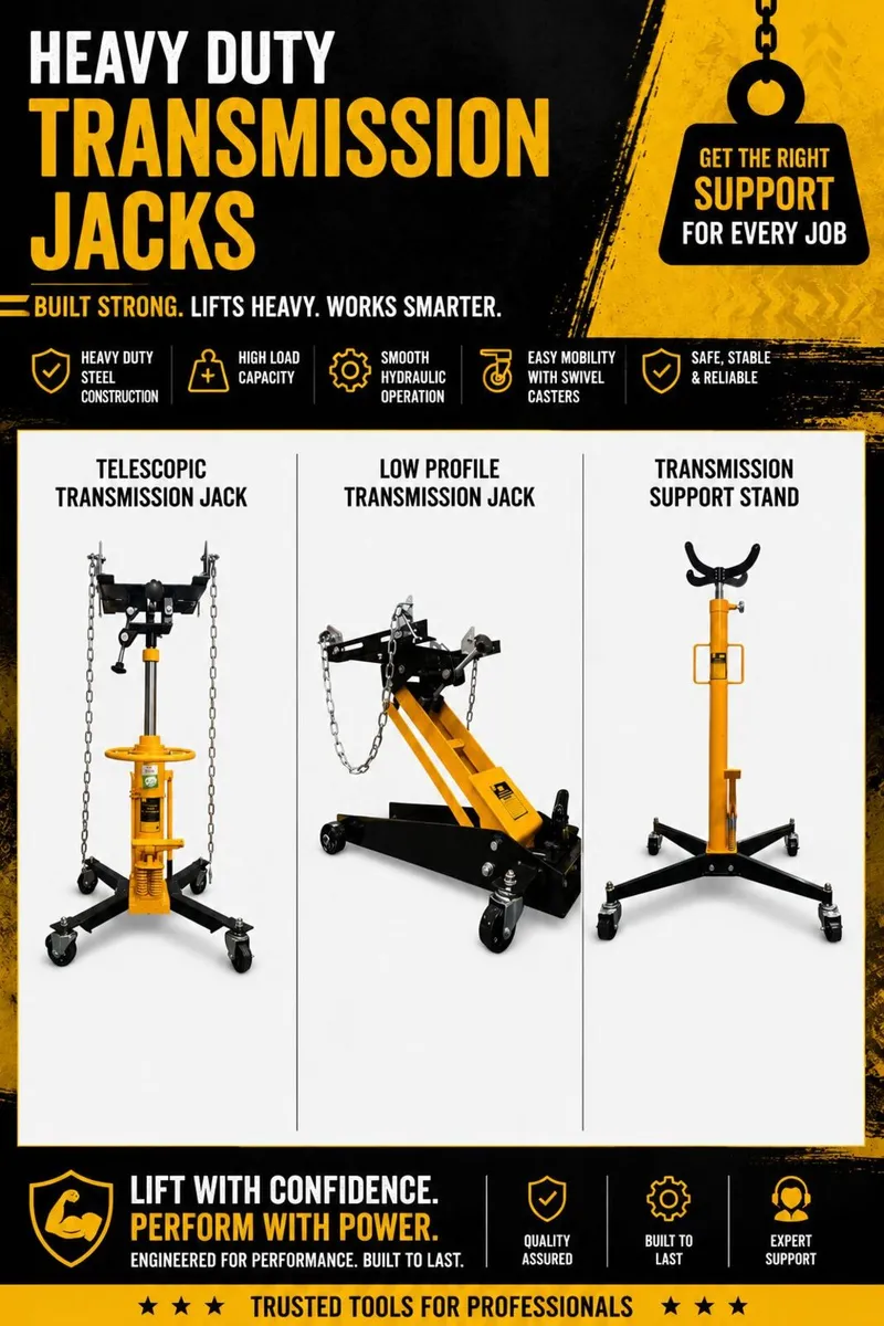 0.5T (500KG) Garage Transmission Jack - Image 2
