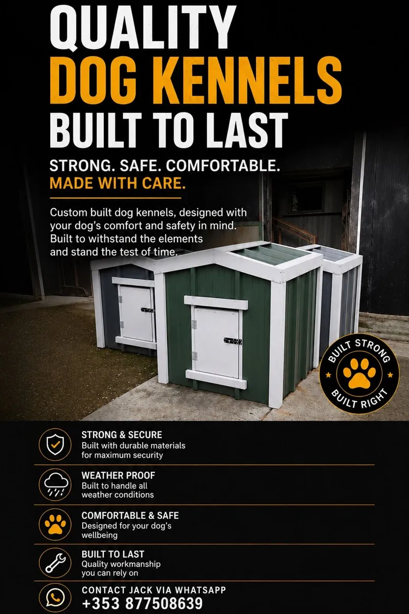 Extra Large Insulated Dog Kennels - Image 1
