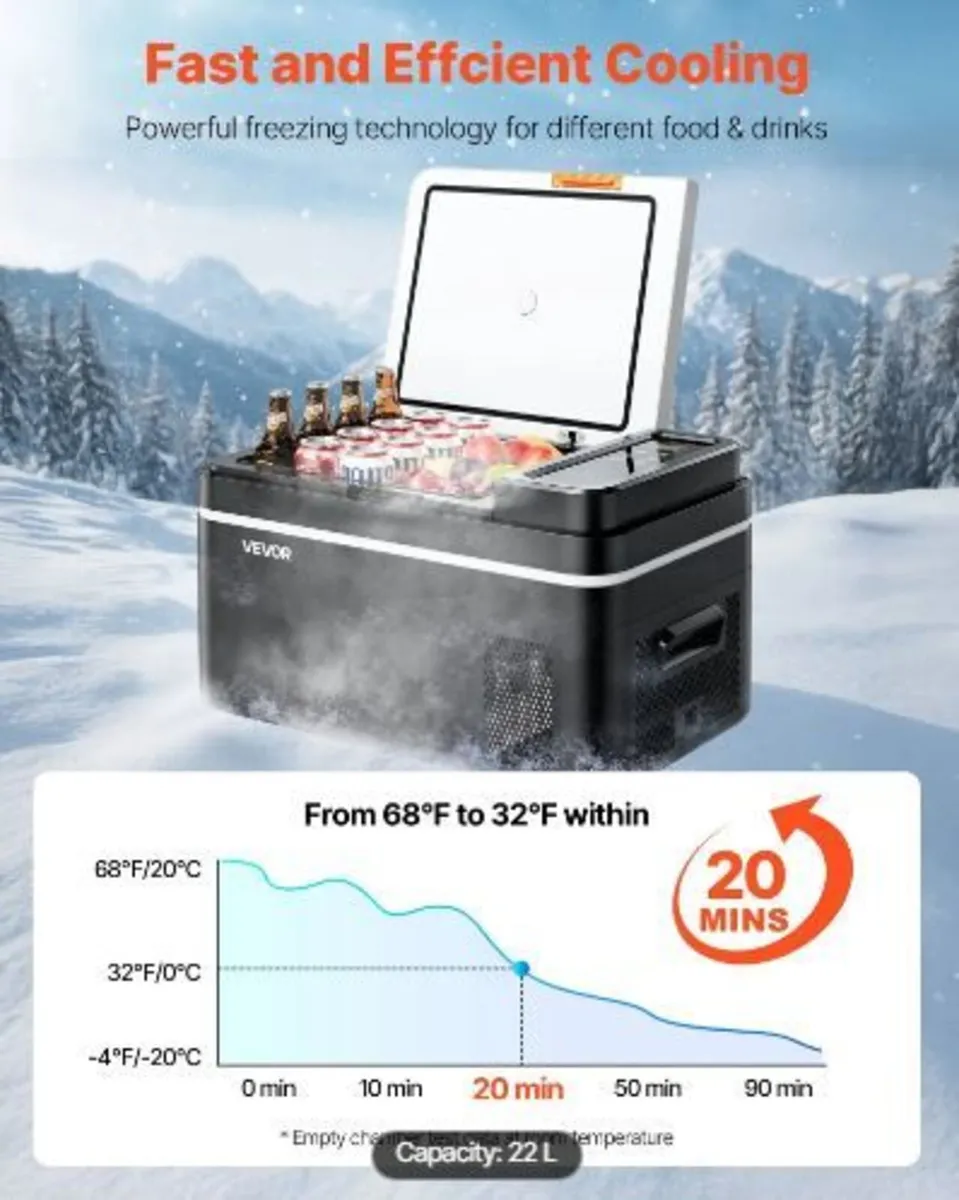 Car Refrigerator, DC 12/24V AC100-240V - Image 3