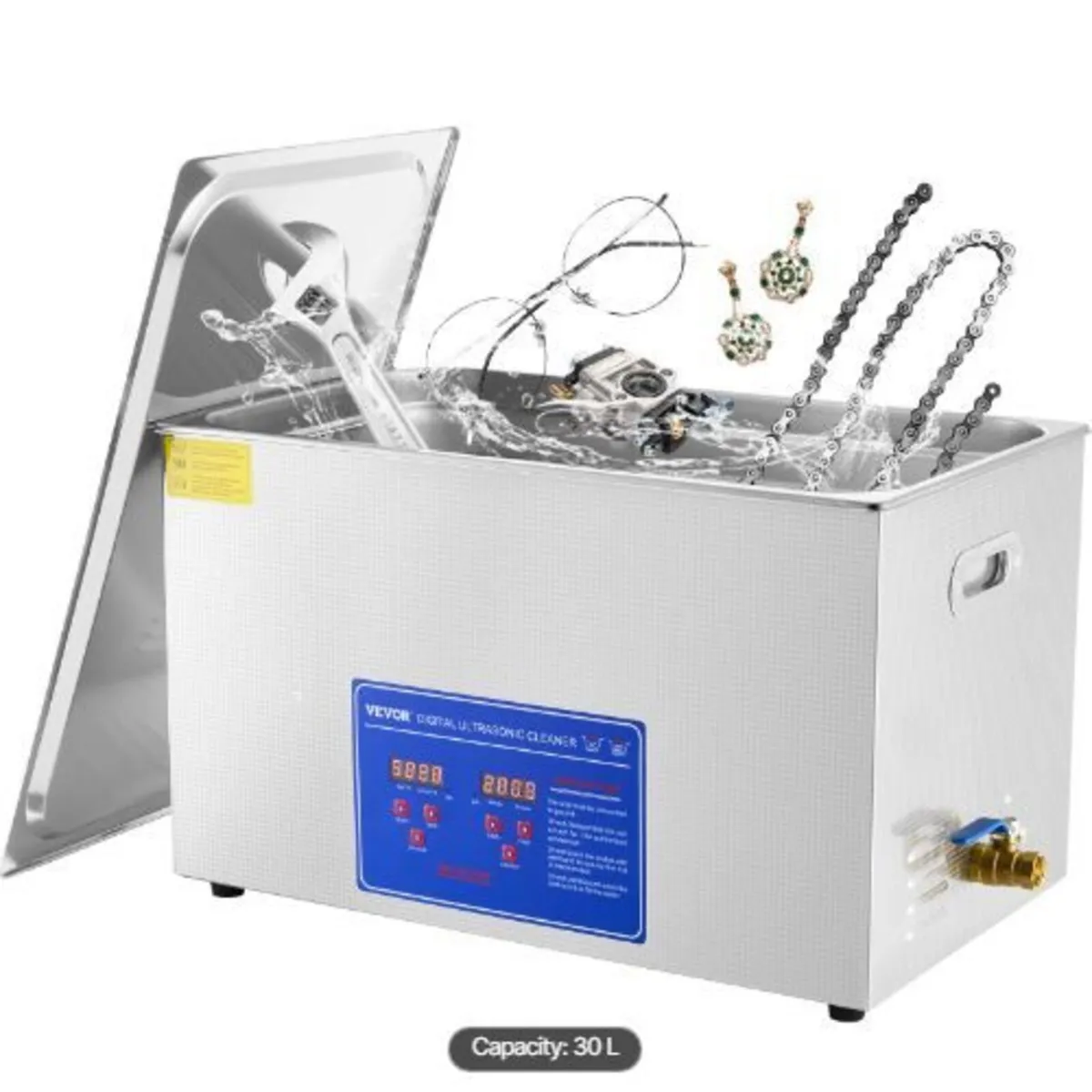 Professional Ultrasonic Cleaner, 30 L - Image 1