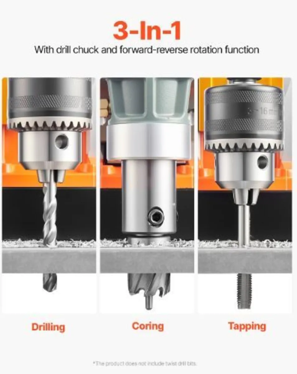Magnetic Drill, 1450W Motor 2 in Boring Diameter - Image 2