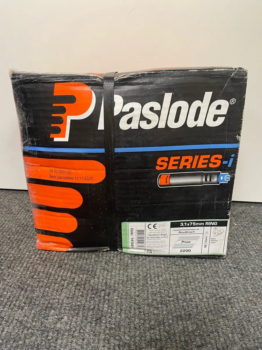 Paslode IM360 Nail & Fuel Pack 3.1 x 75 mm Ring - Image 1
