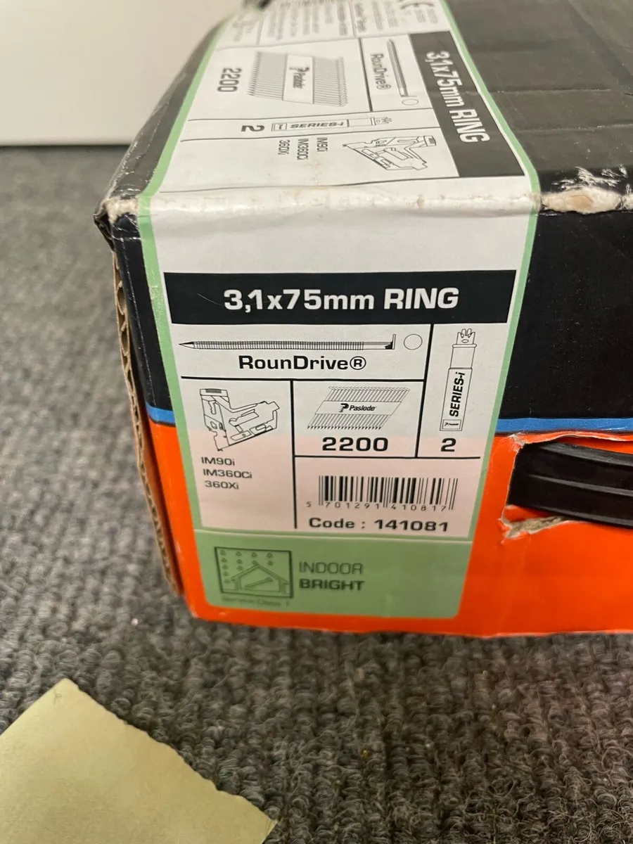 Paslode IM360 Nail & Fuel Pack 3.1 x 75 mm Ring - Image 4