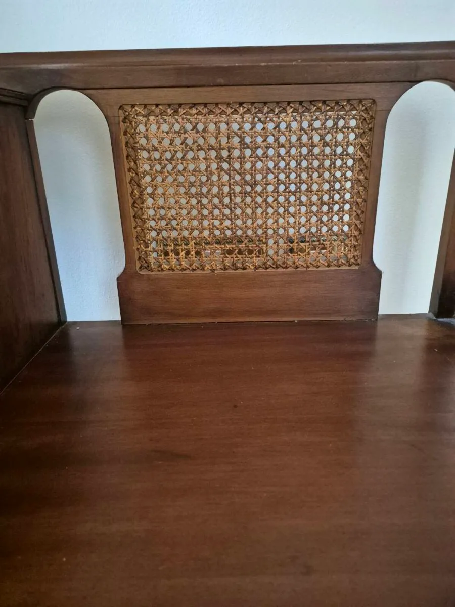 Vintage Chippy Heath Telephone Table Seat with Cup - Image 3