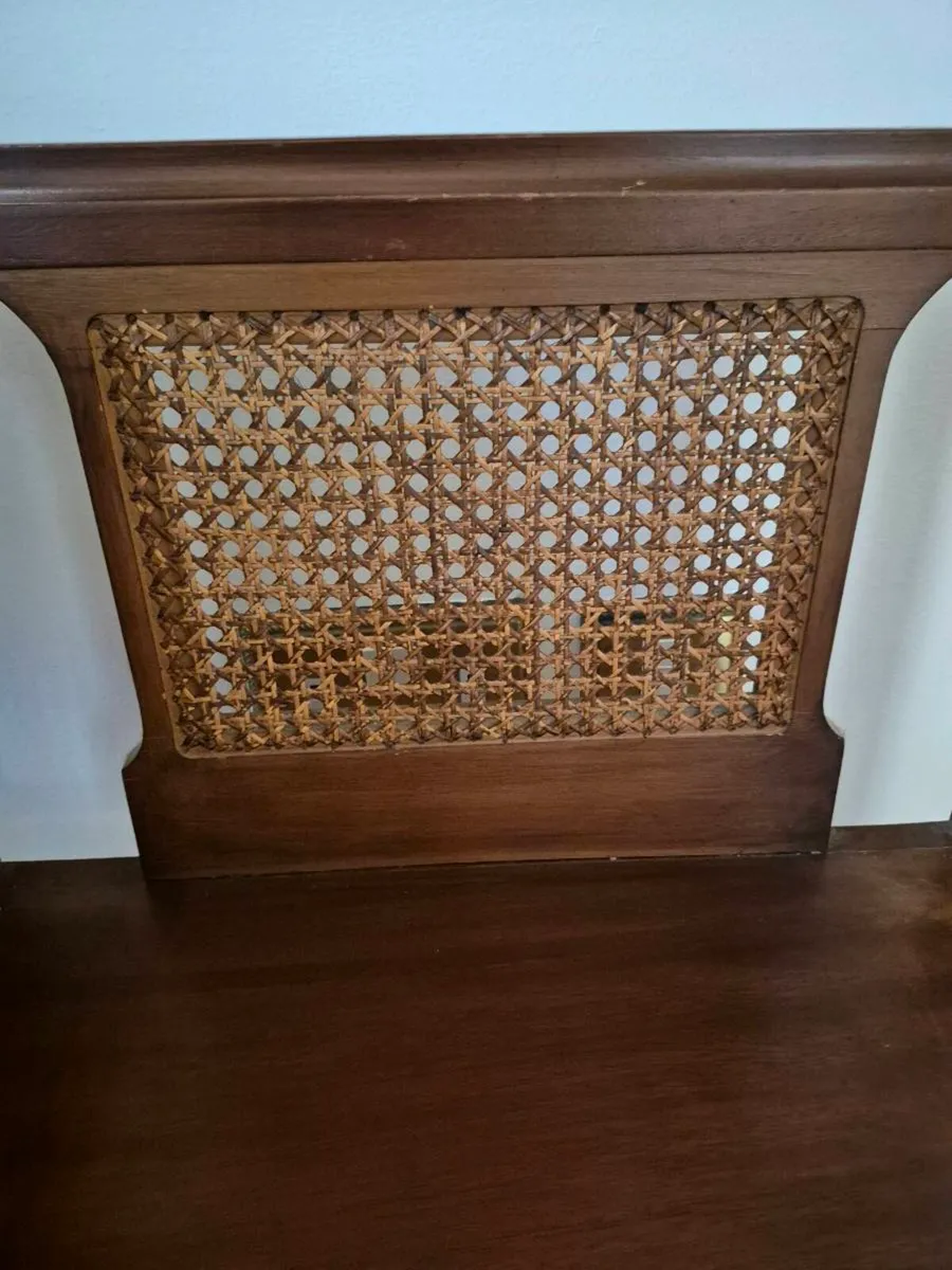 Vintage Chippy Heath Telephone Table Seat with Cup - Image 2
