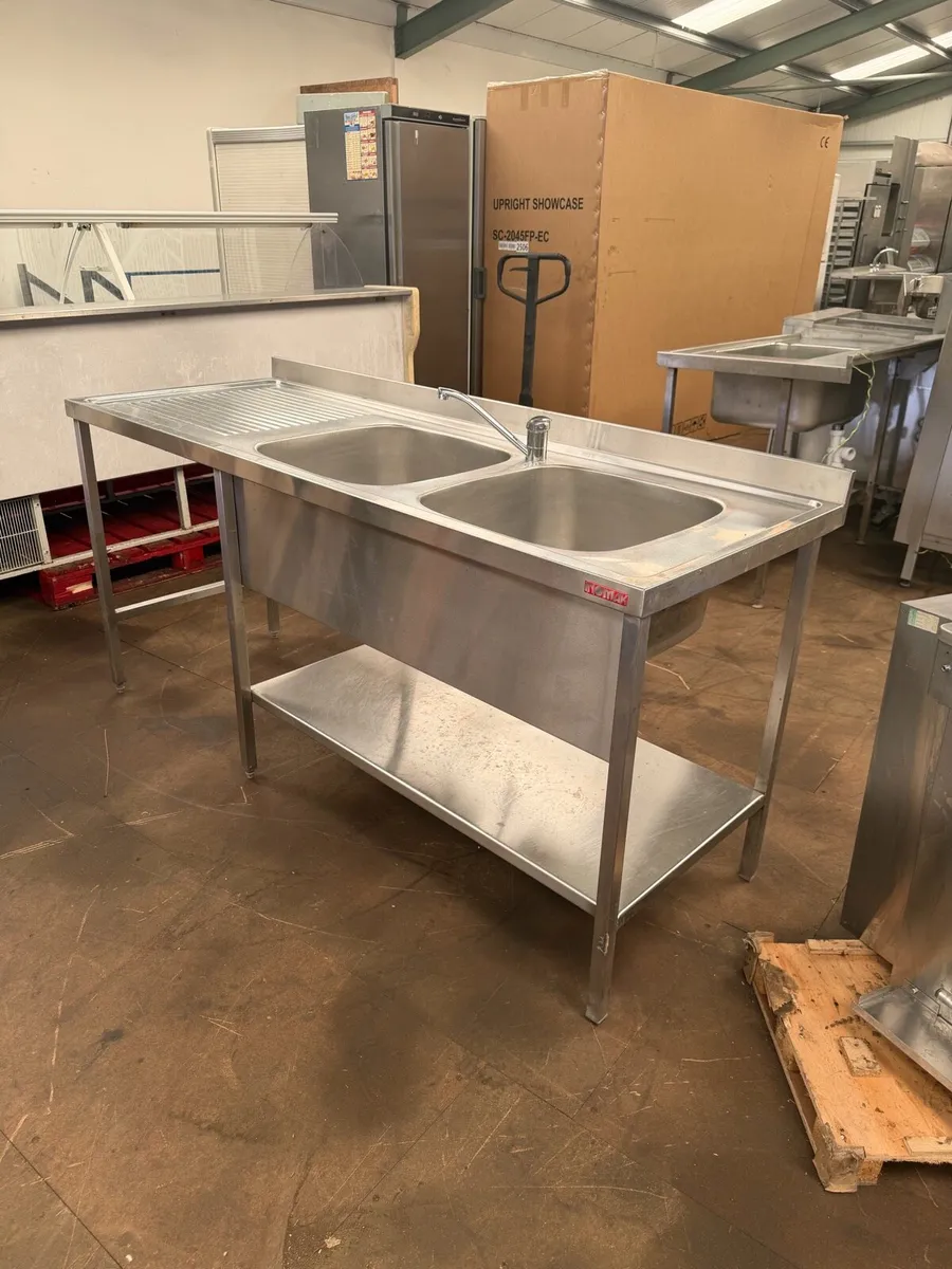 Double Stainless Steel Sink - Image 1