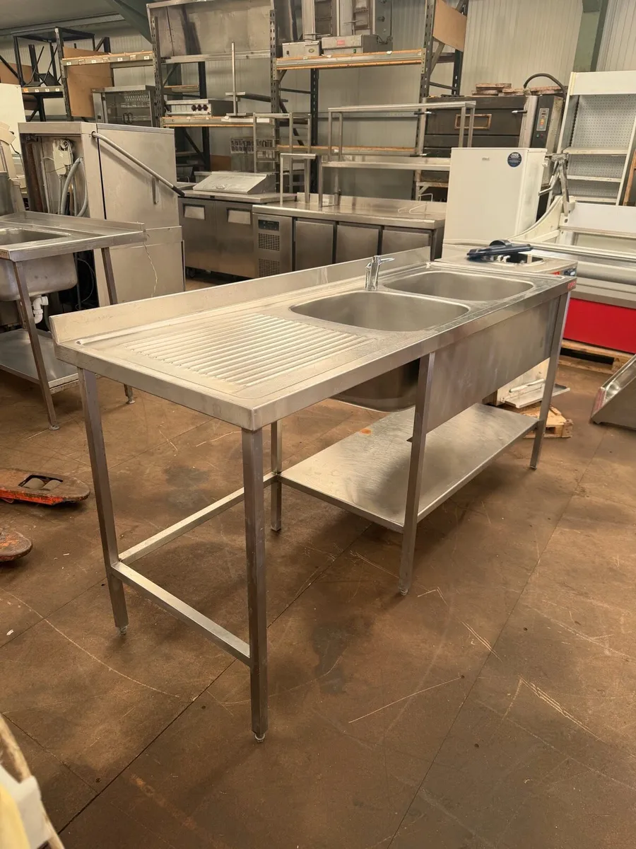 Double Stainless Steel Sink - Image 2