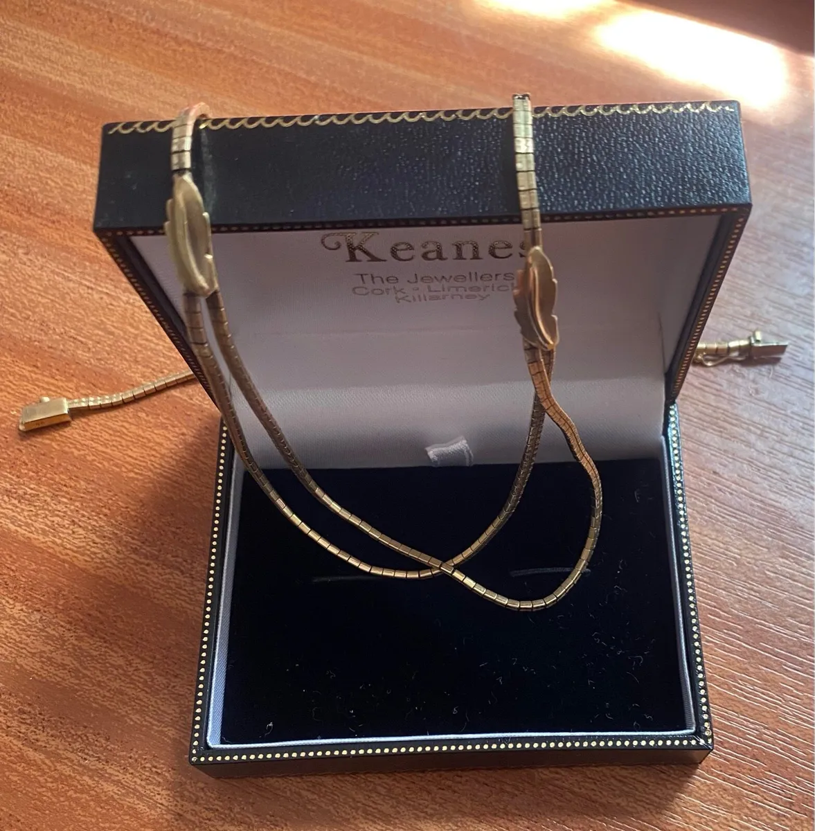 Unique Antique 9k Gold Necklace - Image 1