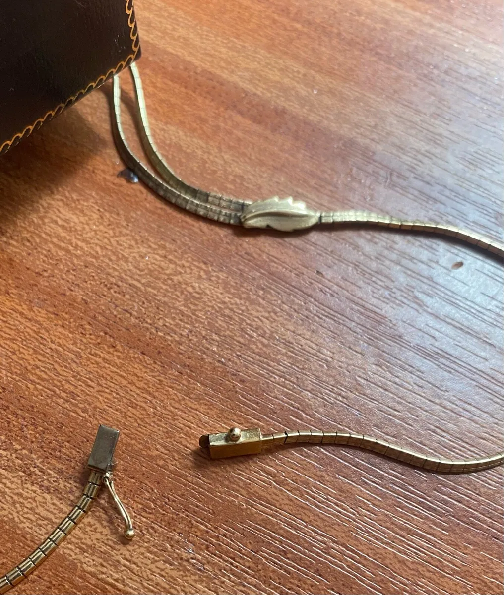 Unique Antique 9k Gold Necklace - Image 3