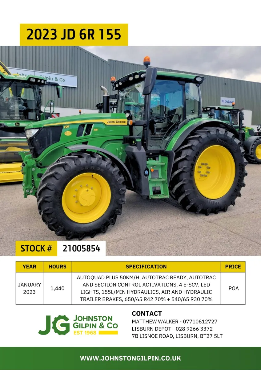John Deere 6R 155 (2023)