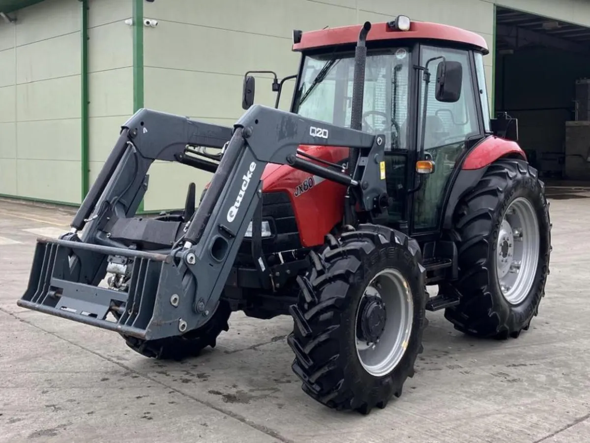 CASE JX80 4WD + QUICKE Q20 LOADER, 2900 hrs - Image 3