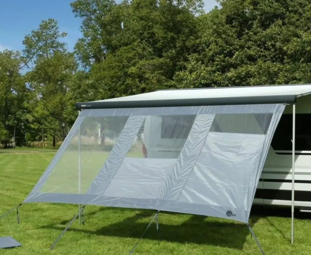 Caravan Awning Panorama Front Wall 430 x 200cm Wa - Image 4