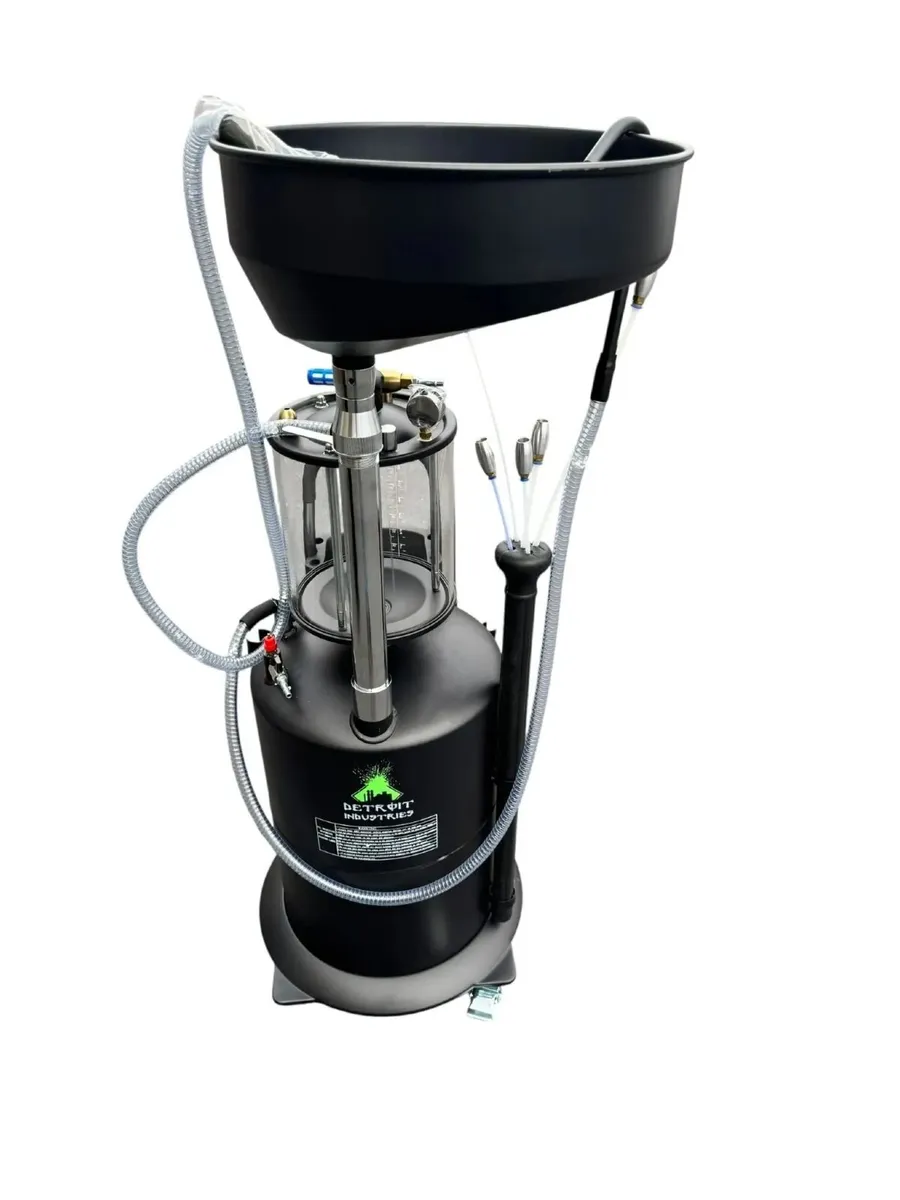 70L Pneumatic Waste Oil Drain Tank Air Operated - Image 3