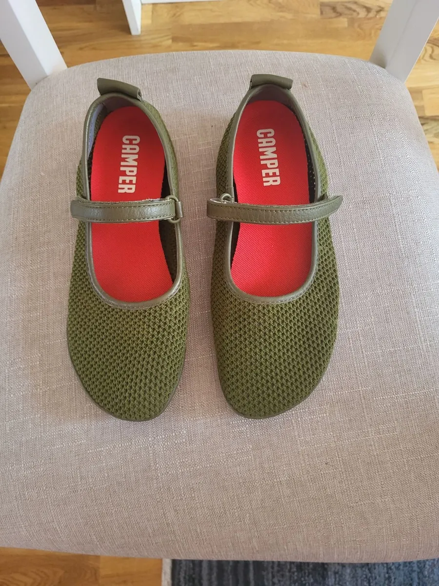 Camper Green Mary Jane Shoes – Size 38 - Image 4