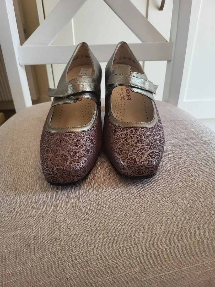 Drucker Leather Mary Jane Heels – New – Size 38 - Image 4