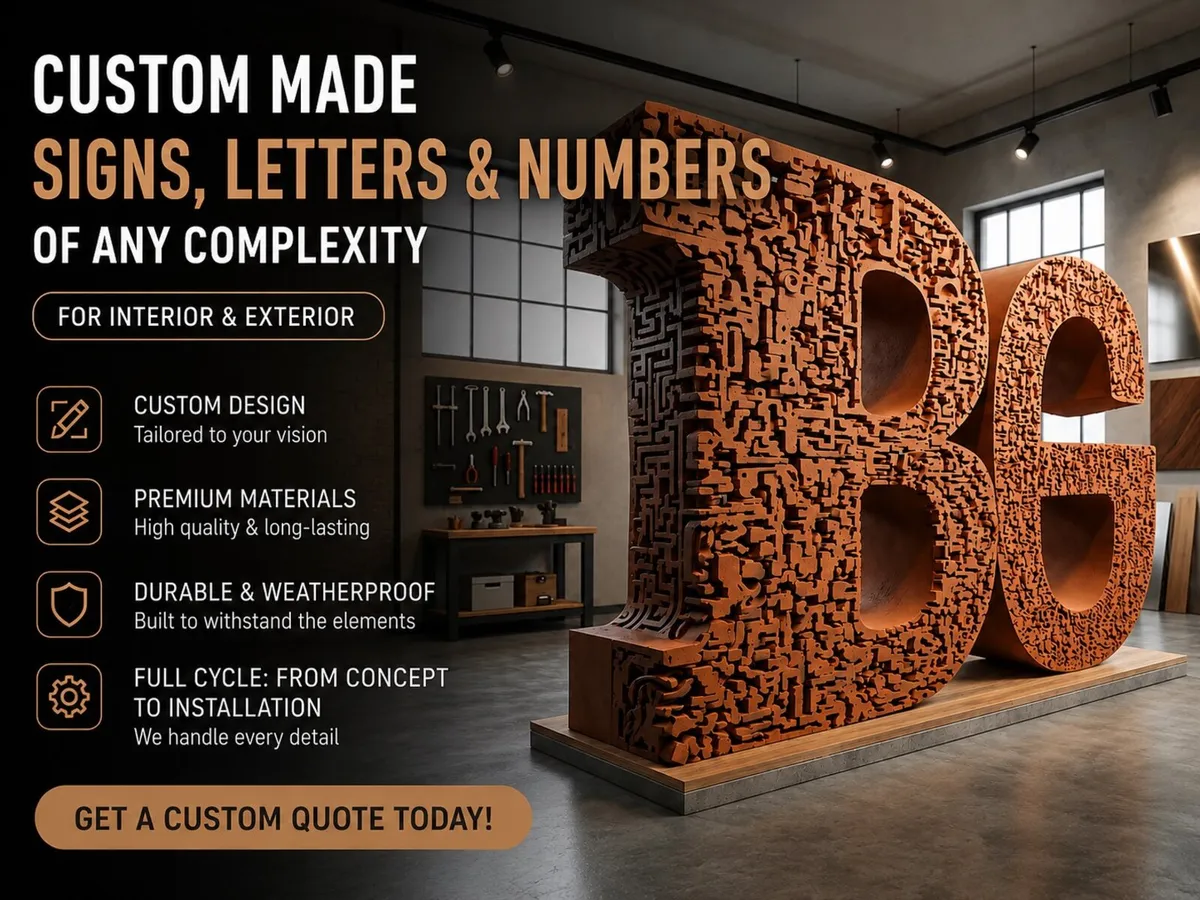 ✨ Premium 3D Decorative Panels & Signs - Image 1