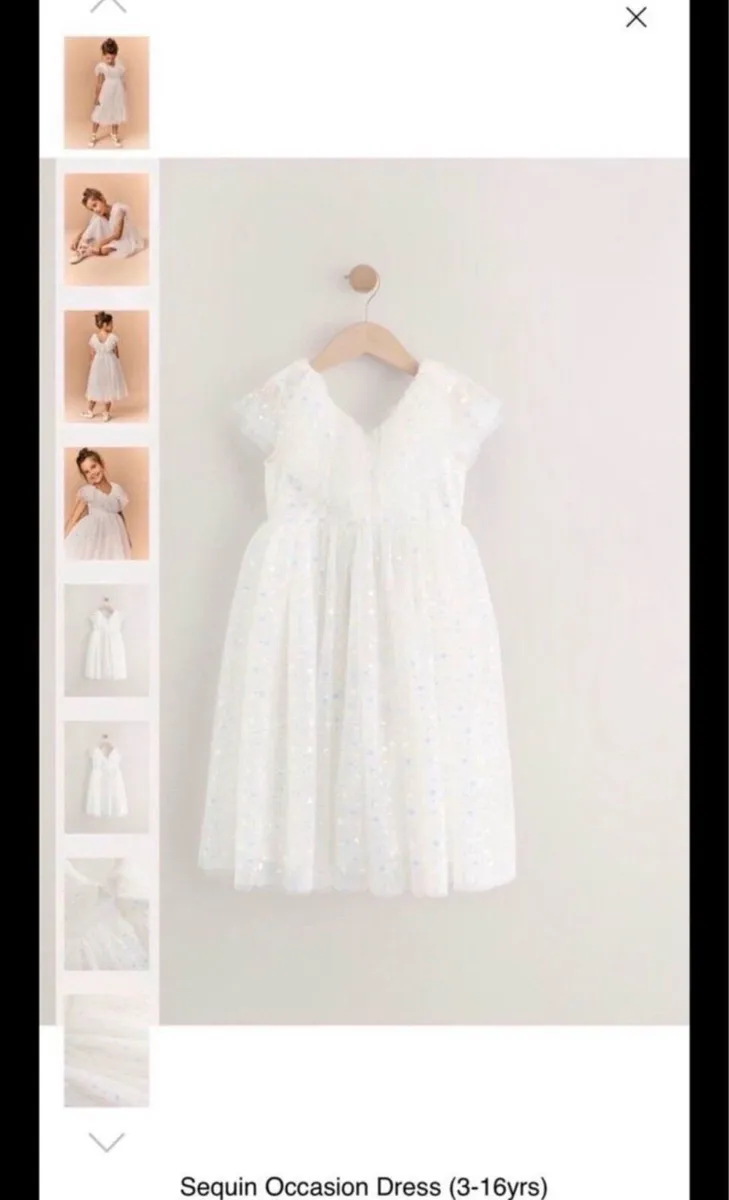 Sequin occasional dress, Next, 15 yrs - Image 4