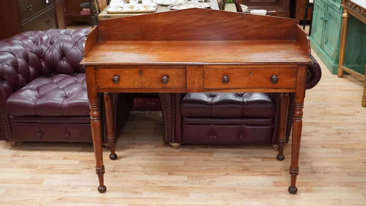 Victorian Mahogany Gallery Table - Image 2