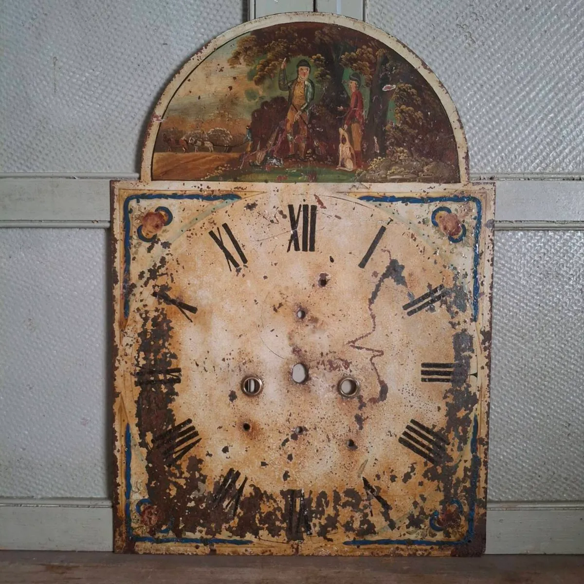 19th Century Iron Clock Dial - Image 1