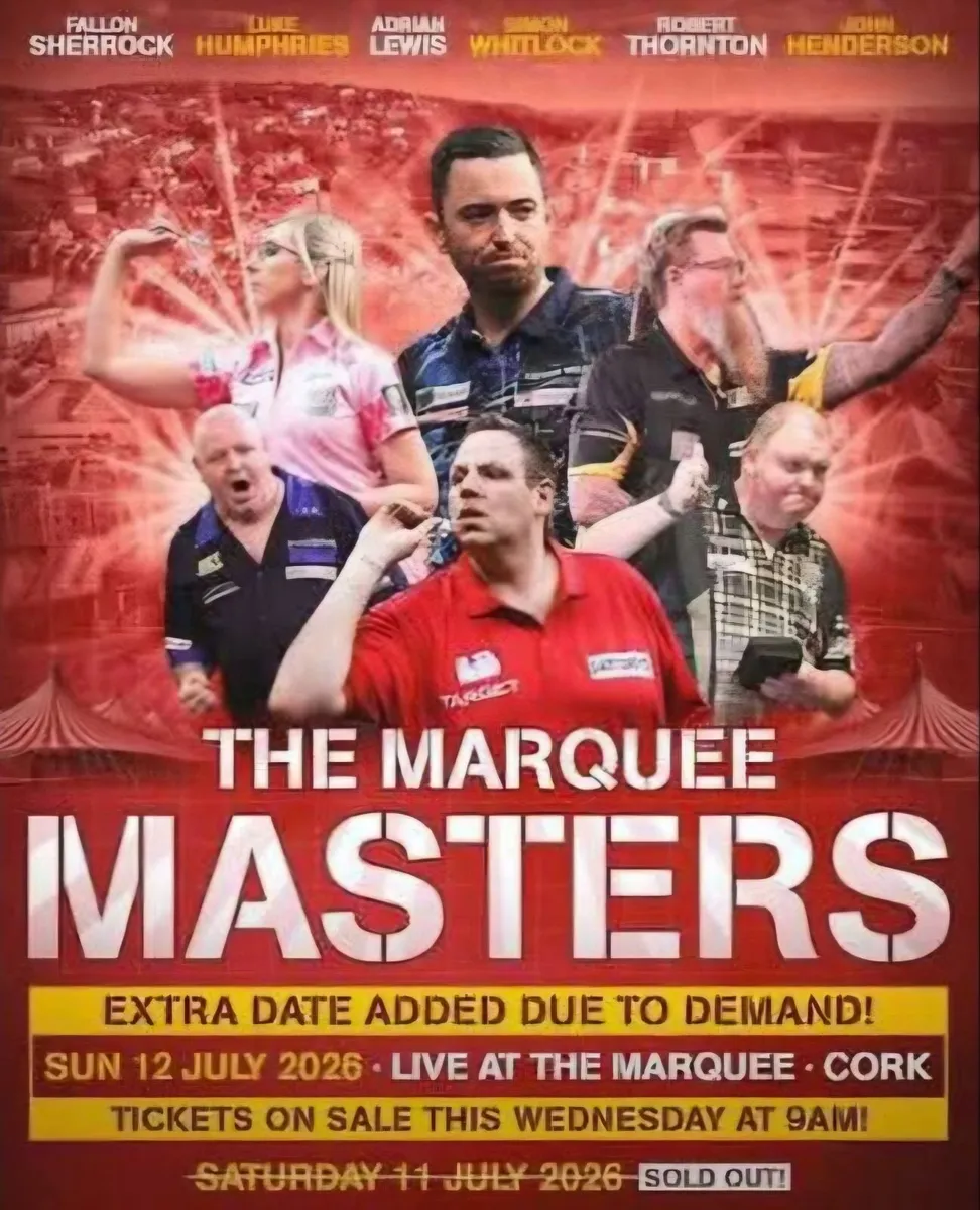 The Marquee Masters Darts Tickets