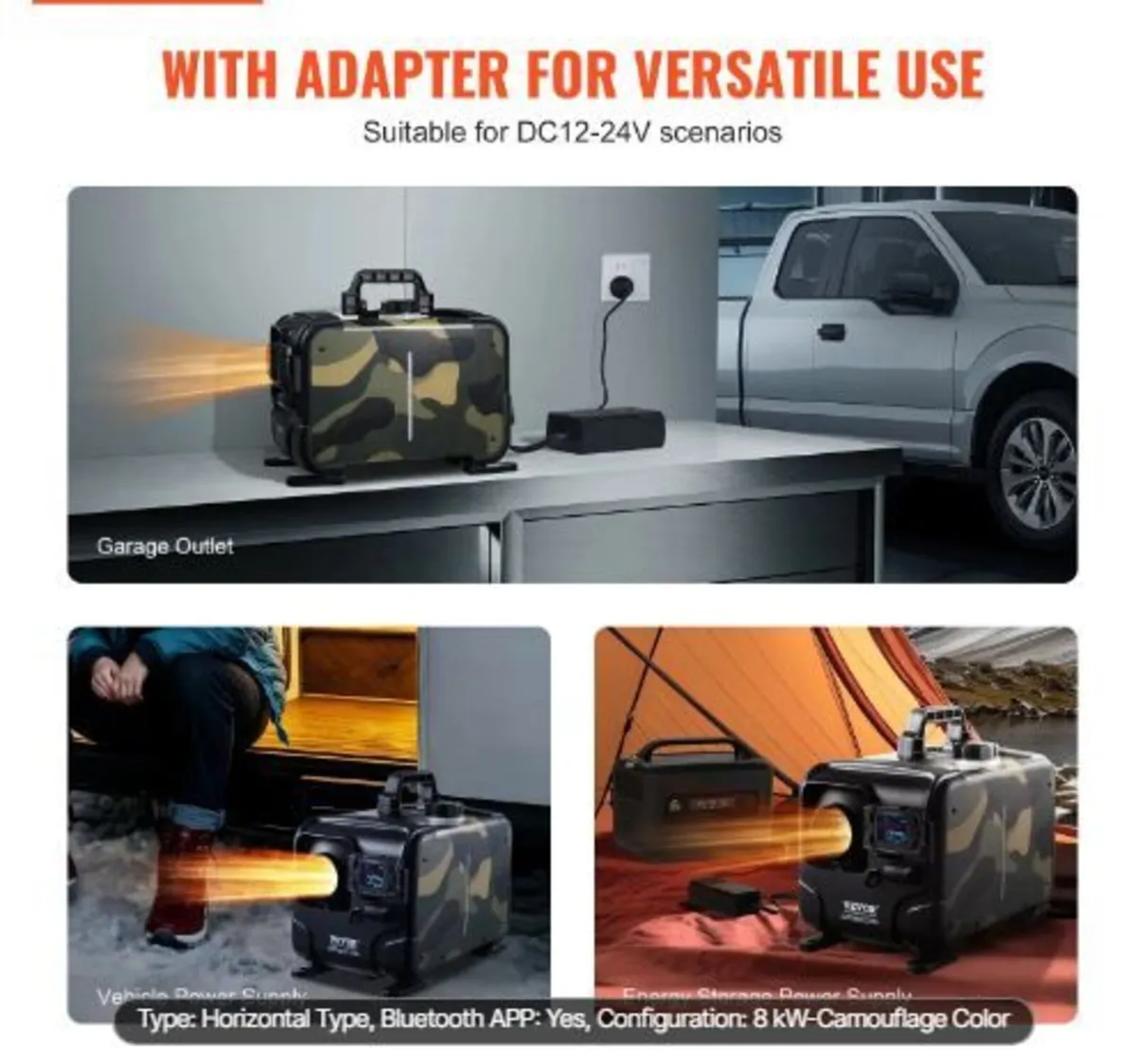 5-8KW Diesel Heater, 12V/24V - Image 3