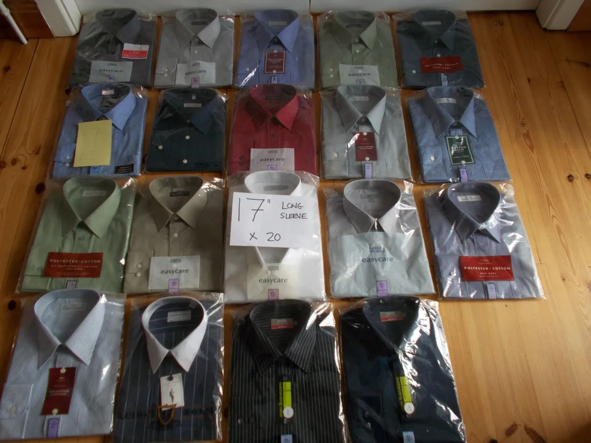 Job Lot of 56 Men's Shirts **All New** - Image 4