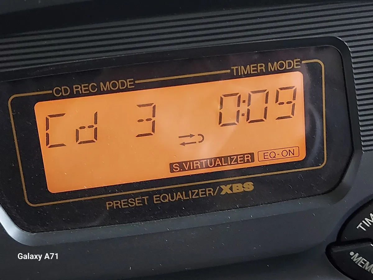 Panasonic RX-ED77 Boombox Portable Stereo - Image 4