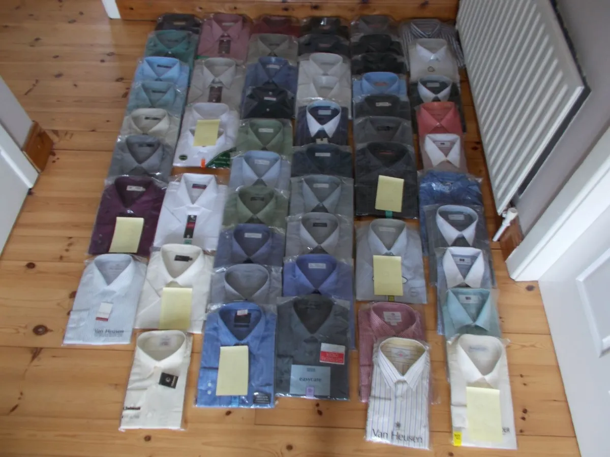 Job Lot of 56 Men's Shirts **All New** - Image 3