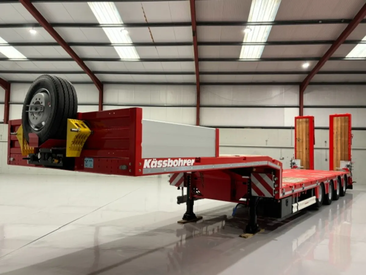 NEW 2026 KASSBOHRER 4-AXLE  EXTENDABLE LOW LOASDER - Image 4