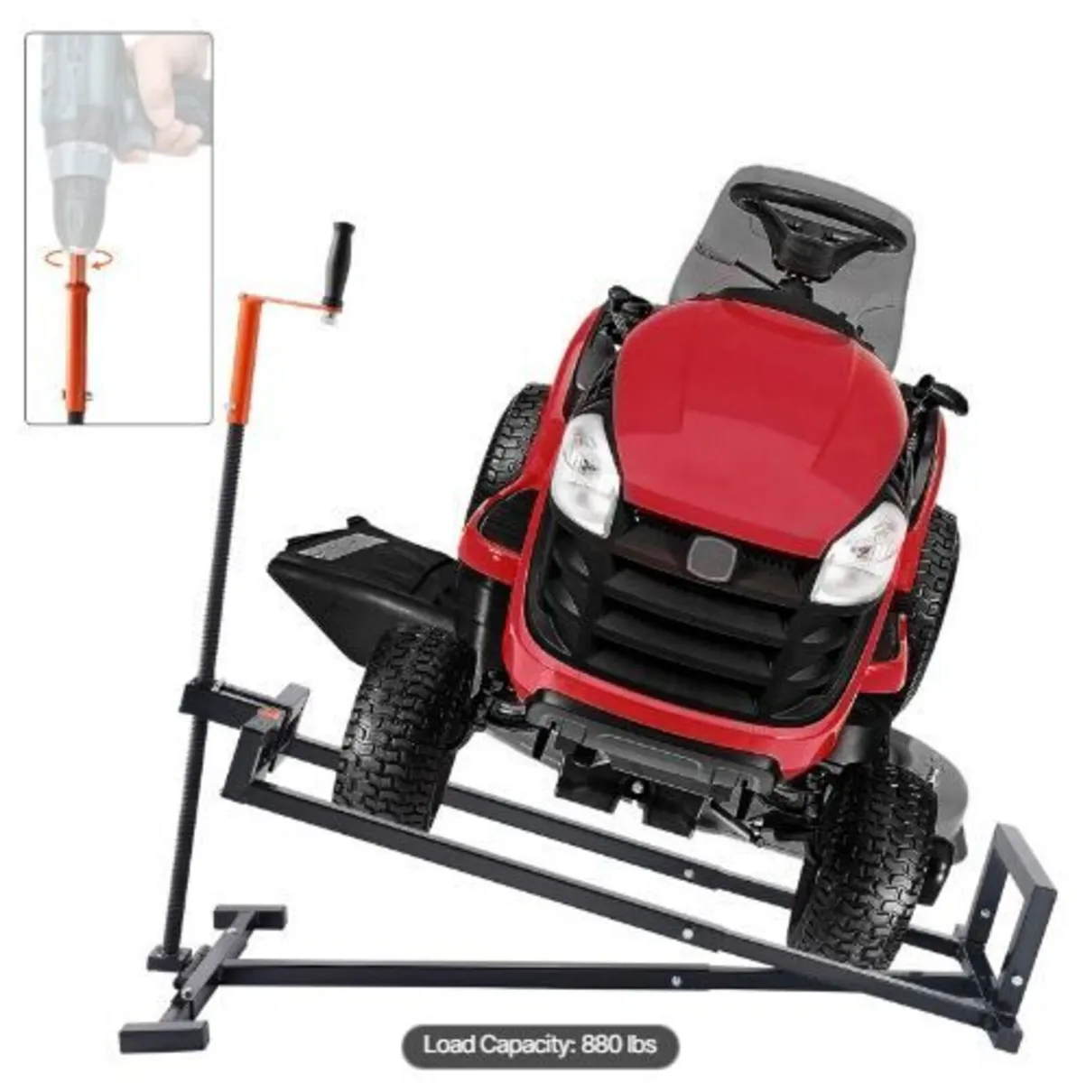 Ride on Lawn Mower Lift Jack, 880 Lbs - Image 3