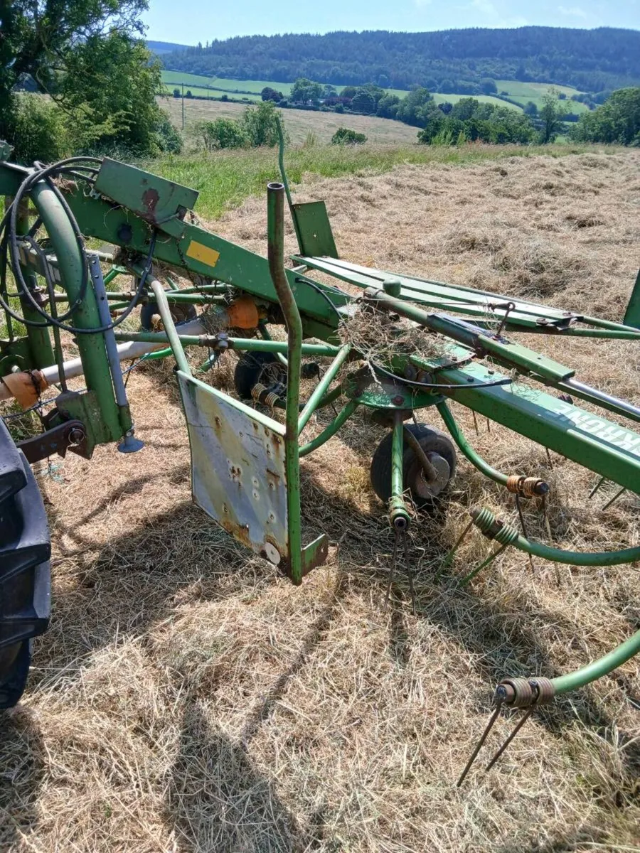 KRONE 5.5m 4 rotor tedder SWAPS - Image 3